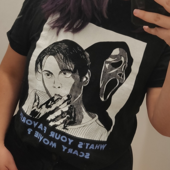 Tops | Ghostface Horror T Shirt Art 